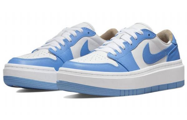 Nike Air Jordan 1 Elevate Low Toppe Retro Basketball Sko Til Damer Blå