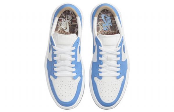 Nike Air Jordan 1 Elevate Low Toppe Retro Basketball Sko Til Damer Blå