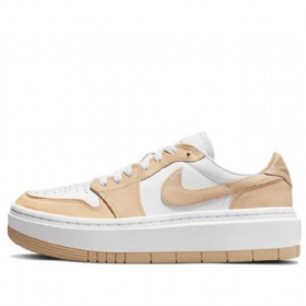 Nike Air Jordan 1 Elevate Low Toppe Retro Basketball Sko Til Damer Hvid