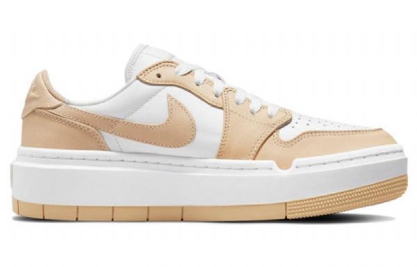 Nike Air Jordan 1 Elevate Low Toppe Retro Basketball Sko Til Damer Hvid