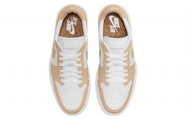 Nike Air Jordan 1 Elevate Low Toppe Retro Basketball Sko Til Damer Hvid