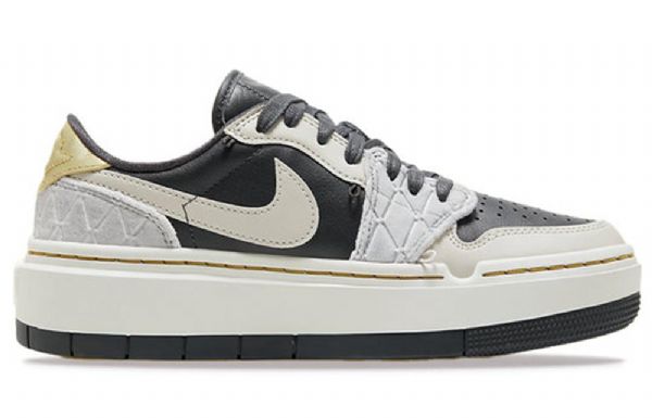 Nike Air Jordan 1 Elevate Low Toppe Se Retro Basketball Sko Til Damer Grå
