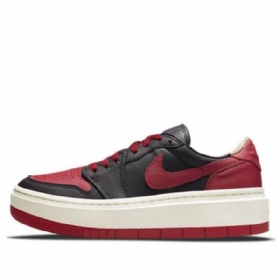 Nike Air Jordan 1 Elevate Low Toppe Se Retro Basketball Sko Til Damer Rød Sort