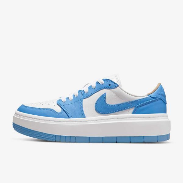 Nike Air Jordan 1 Elevate Low Toppe Se Sko Til Damer Hvid Blå