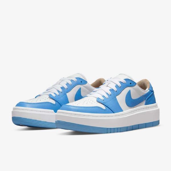 Nike Air Jordan 1 Elevate Low Toppe Se Sko Til Damer Hvid Blå