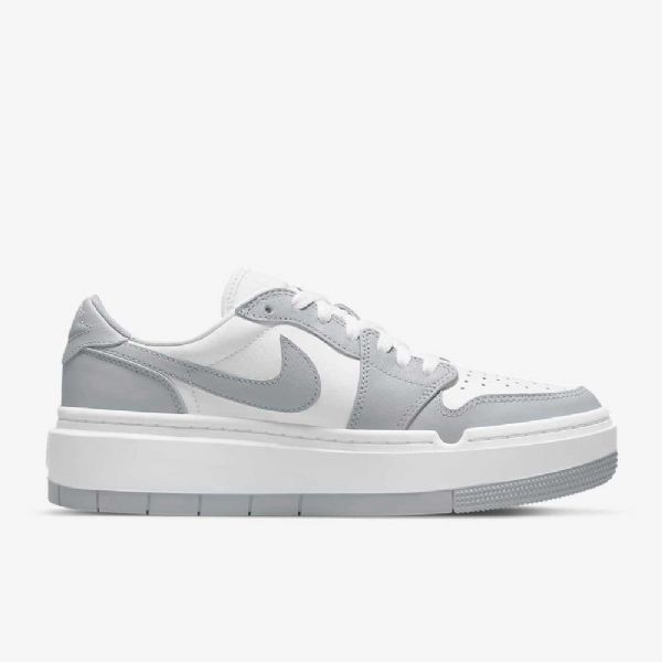 Nike Air Jordan 1 Elevate Low Tops Sko Til Damer Gul Grå