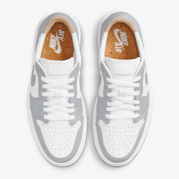 Nike Air Jordan 1 Elevate Low Tops Sko Til Damer Gul Grå
