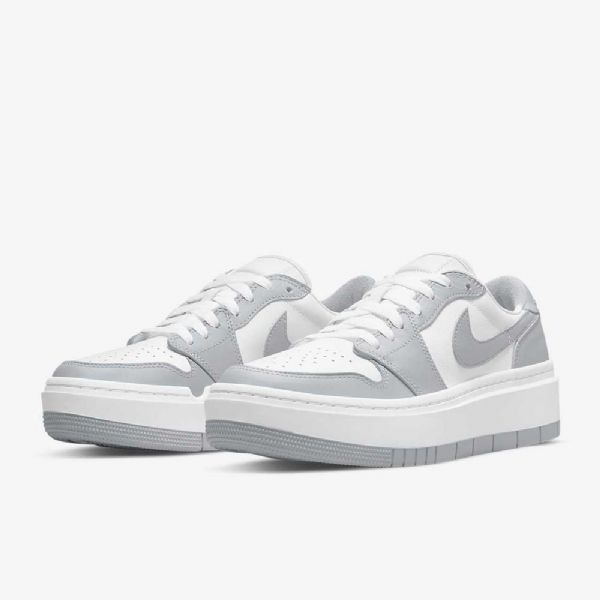 Nike Air Jordan 1 Elevate Low Tops Sko Til Damer Gul Grå