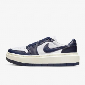 Nike Air Jordan 1 Elevate Low Tops Sko Til Damer Hvid Marineblå