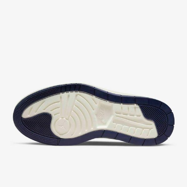 Nike Air Jordan 1 Elevate Low Tops Sko Til Damer Hvid Marineblå