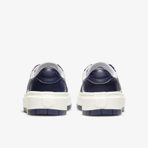 Nike Air Jordan 1 Elevate Low Tops Sko Til Damer Hvid Marineblå