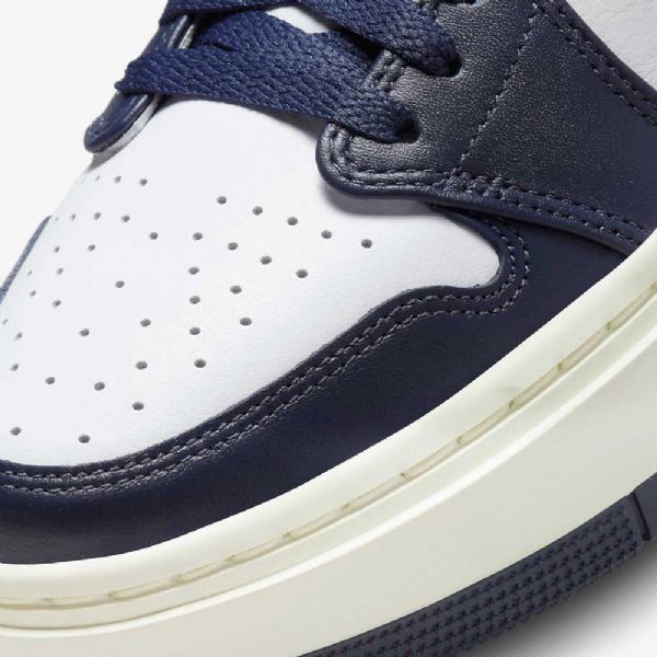 Nike Air Jordan 1 Elevate Low Tops Sko Til Damer Hvid Marineblå