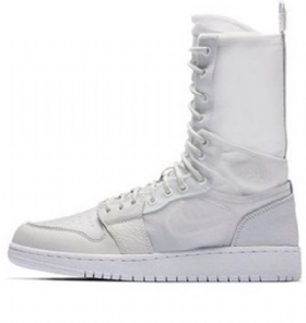 Nike Air Jordan 1 Explorer Xx Retro Basketball Sko Til Damer Hvid
