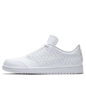 Nike Air Jordan 1 Flight 5 Low Tops Skøjtesko Til Mænd Hvid