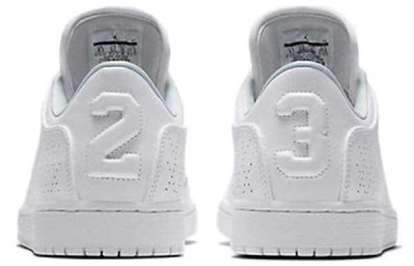 Nike Air Jordan 1 Flight 5 Low Tops Skøjtesko Til Mænd Hvid