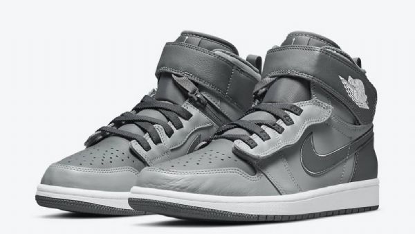 Nike Air Jordan 1 Flyease Sko Til Mænd Grå