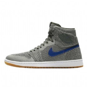 Nike Air Jordan 1 Flyknit Clay Sko Til Mænd Grøn