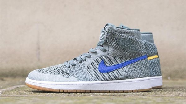 Nike Air Jordan 1 Flyknit Clay Sko Til Mænd Grøn