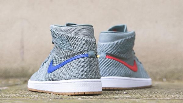 Nike Air Jordan 1 Flyknit Clay Sko Til Mænd Grøn