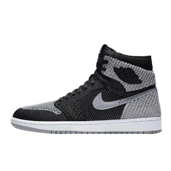 Nike Air Jordan 1 Flyknit Shadow Sko Til Mænd Grå