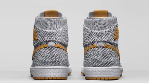 Nike Air Jordan 1 Flyknit Sko Til Mænd Grå