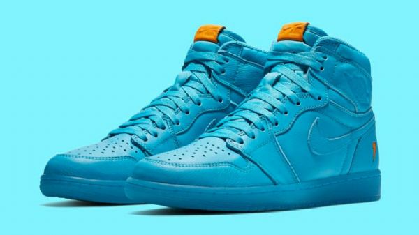 Nike Air Jordan 1 Gatorade Lagoon Sko Til Mænd Blå
