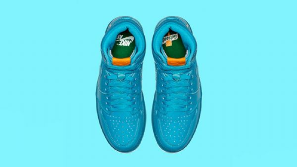 Nike Air Jordan 1 Gatorade Lagoon Sko Til Mænd Blå