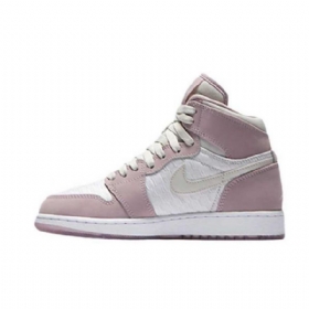 Nike Air Jordan 1 Gg Plum Fog Heiress Sko Til Mænd Lyserød