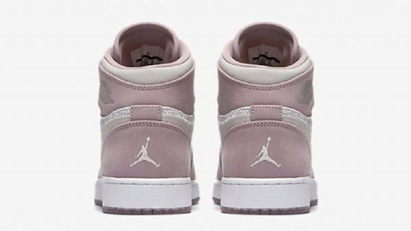 Nike Air Jordan 1 Gg Plum Fog Heiress Sko Til Mænd Lyserød