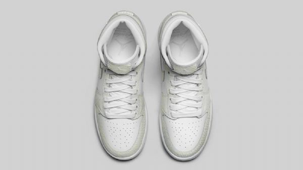 Nike Air Jordan 1 Heiress Sko Til Mænd Hvid