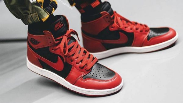 Nike Air Jordan 1 Hi 85 Sko Til Mænd Rød Sort