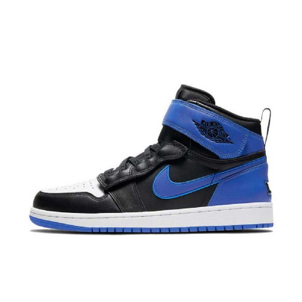 Nike Air Jordan 1 Hi Flyease Hyper Royal Sko Til Mænd Sort Blå