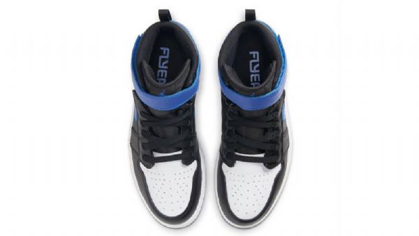 Nike Air Jordan 1 Hi Flyease Hyper Royal Sko Til Mænd Sort Blå