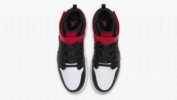 Nike Air Jordan 1 Hi Flyease Sko Til Damer Rød Sort