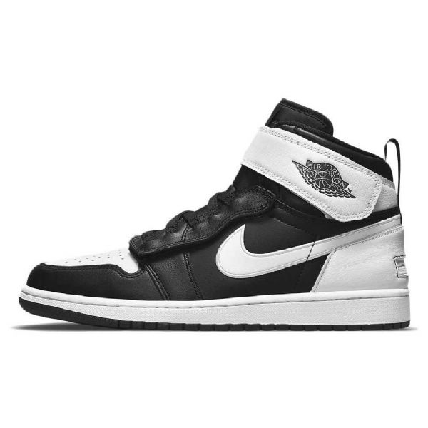 Nike Air Jordan 1 Hi Flyease Sko Til Damer Sort Hvid
