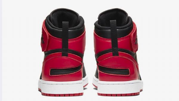 Nike Air Jordan 1 Hi Flyease Sko Til Mænd Rød Sort