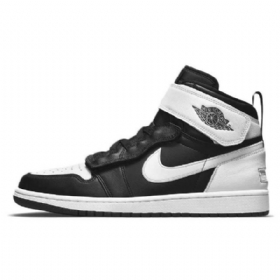 Nike Air Jordan 1 Hi Flyease Sko Til Mænd Sort Hvid