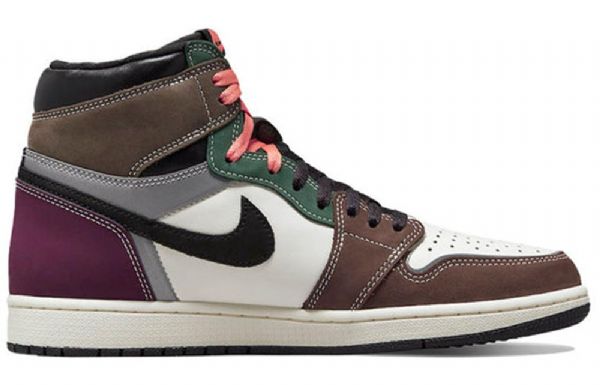 Nike Air Jordan 1 High Toppe Og Crafted Retro Basketball Sko Til Mænd Flerfarvet