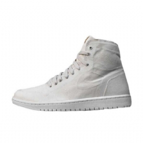 Nike Air Jordan 1 High Tops Decon Sko Til Mænd Hvid