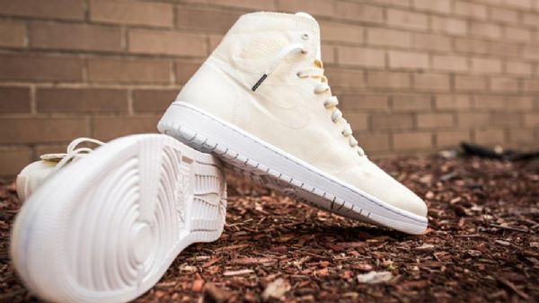 Nike Air Jordan 1 High Tops Decon Sko Til Mænd Hvid