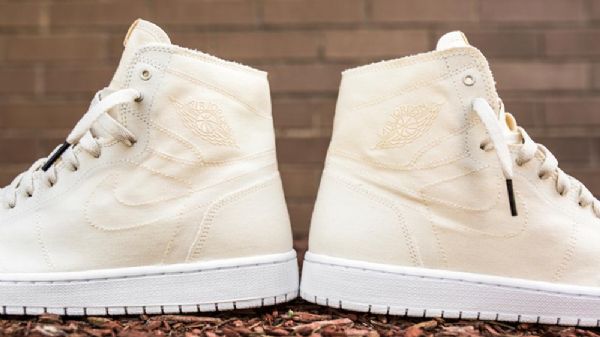 Nike Air Jordan 1 High Tops Decon Sko Til Mænd Hvid