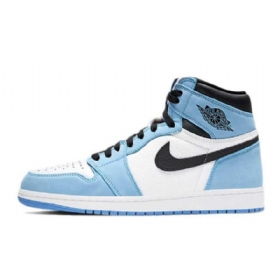 Nike Air Jordan 1 High Tops Og Sko Til Mænd Blå