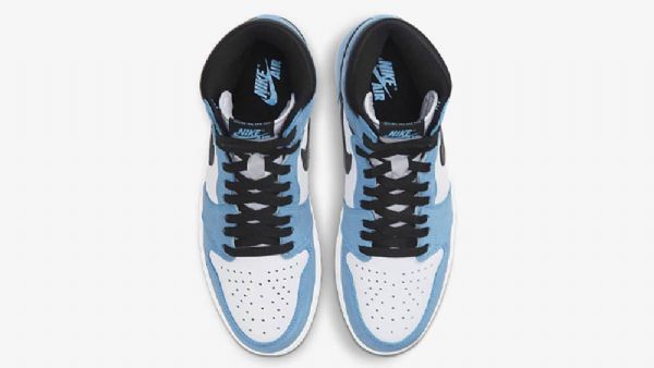 Nike Air Jordan 1 High Tops Og Sko Til Mænd Blå