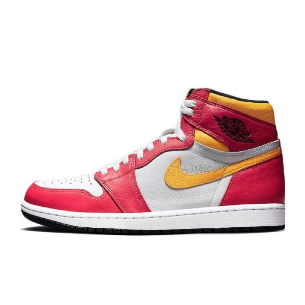 Nike Air Jordan 1 High Tops Og Sko Til Mænd Bright Rød