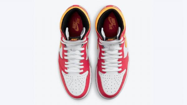 Nike Air Jordan 1 High Tops Og Sko Til Mænd Bright Rød