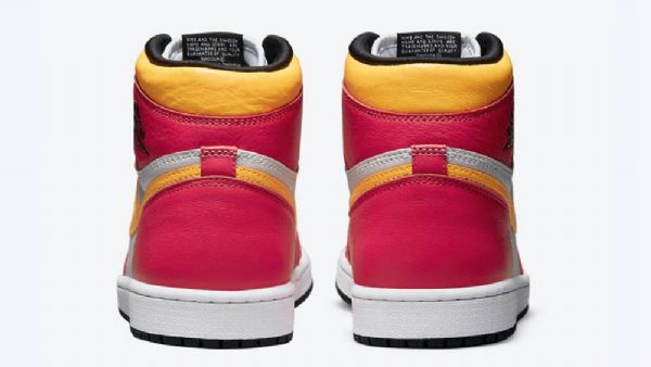 Nike Air Jordan 1 High Tops Og Sko Til Mænd Bright Rød