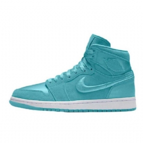 Nike Air Jordan 1 High Tops Pastel Pack Aqua Sko Til Mænd Turkis