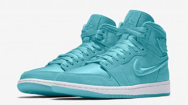 Nike Air Jordan 1 High Tops Pastel Pack Aqua Sko Til Mænd Turkis