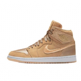 Nike Air Jordan 1 High Tops Pastel Pack Peach Sko Til Mænd Brun
