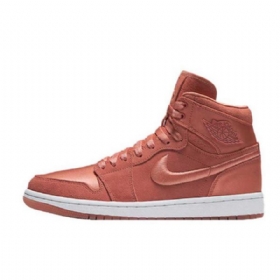 Nike Air Jordan 1 High Tops Pastel Pack Sun Blush Sko Til Kvinder Lyserød